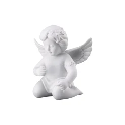 Engel mit Blumenkranz