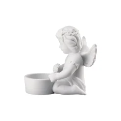 Engel mit Blumenkranz