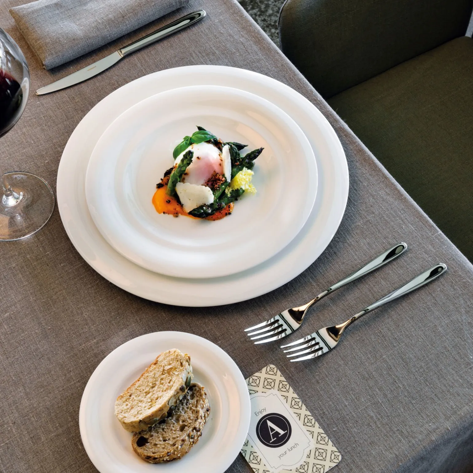 Platzteller 32 cm Fahne