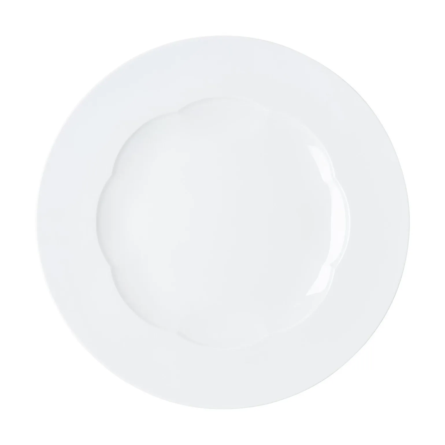 Teller 30 cm flach glänzend