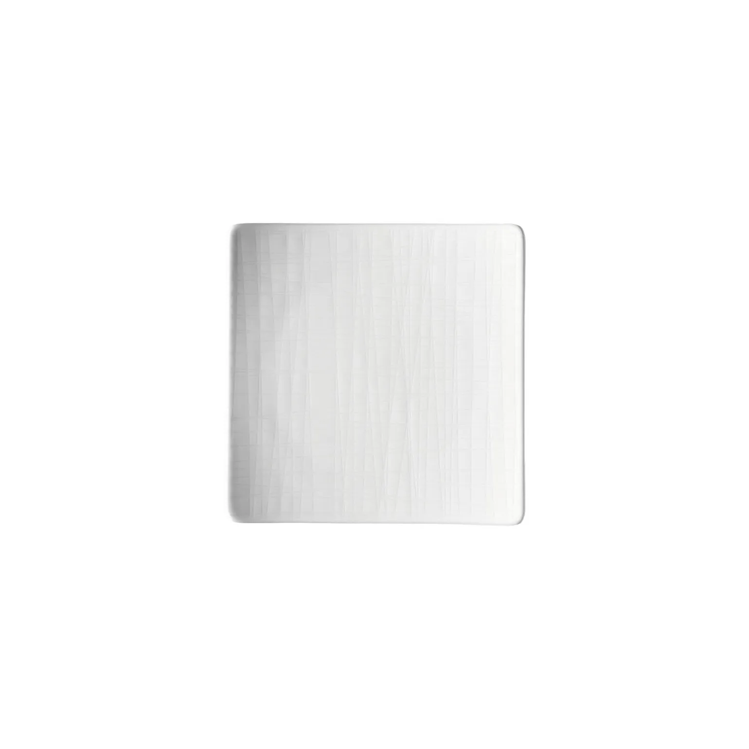 Teller 14 cm quadr. flach