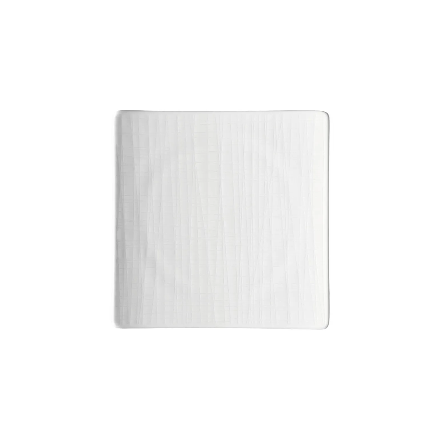 Teller 17 cm quadr. flach