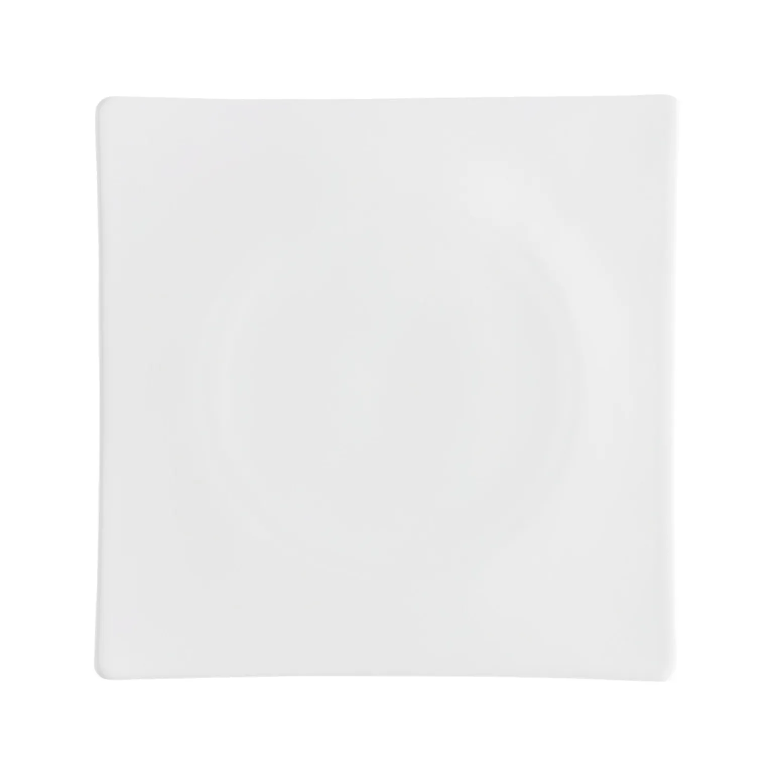 Teller 27 cm quadr. flach