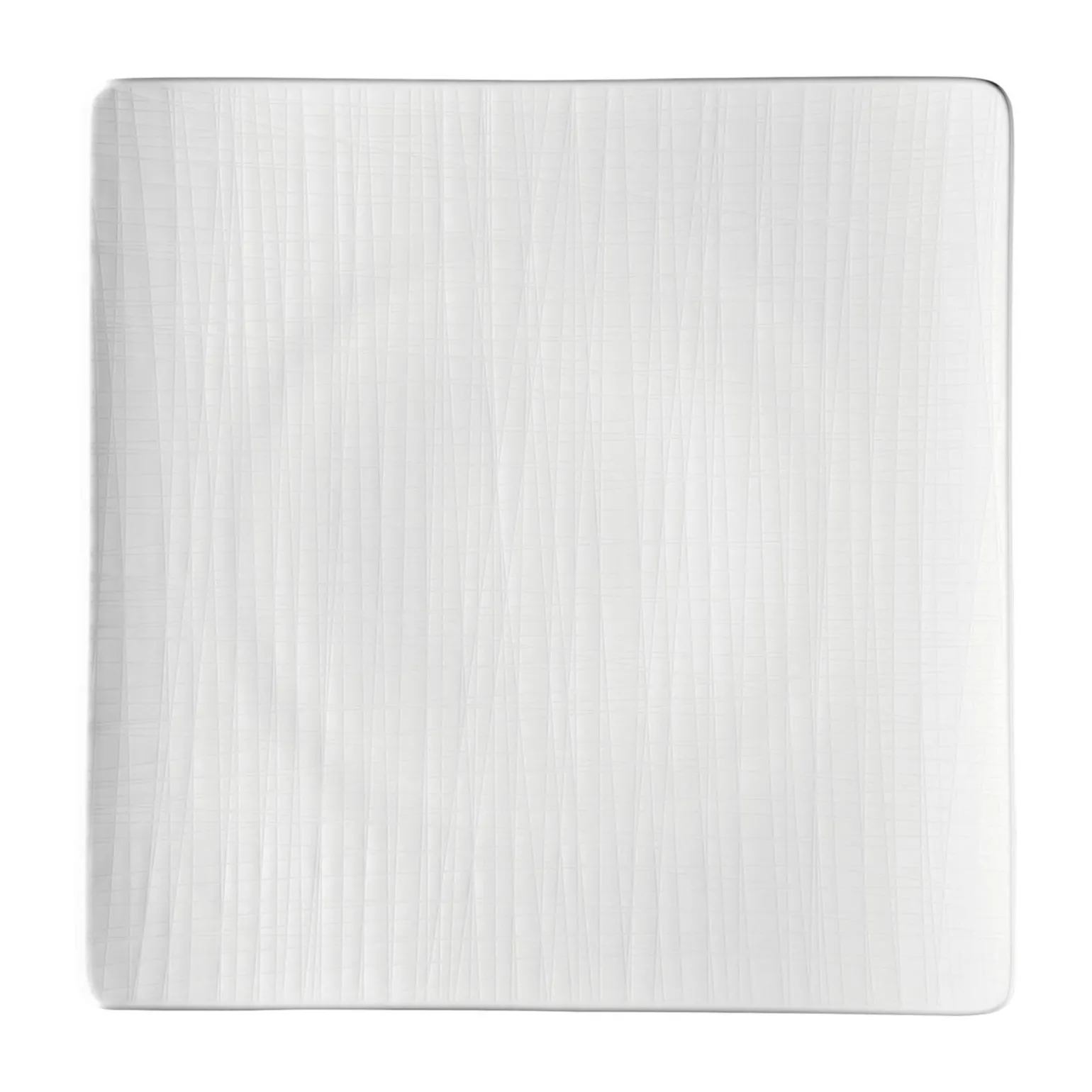 Teller 31 cm quadr. flach